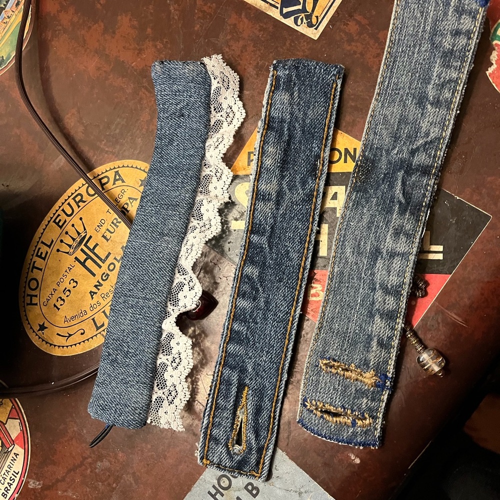 Choose 1=Denim bracelets handmade - Picture 5 of 8